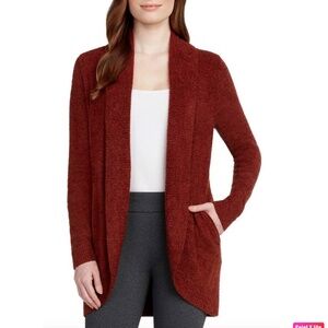 Max & Mia Woman's Essential Burgundy Travel Cardigan P4784